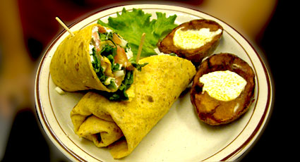 Southwestern Vegie Wrap